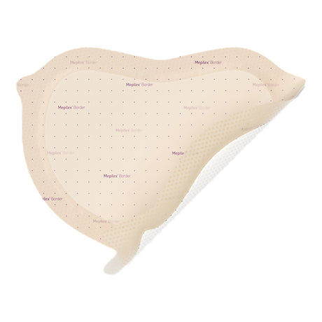Foam Dressing Mepilex® Border Sacrum 9-1/5 X 9-1/5 Inch With Border Film Backing Silicone Adhesive Sacral Sterile - BeHope
