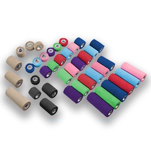 Cohesive Bandage Sensi-Wrap 1 Inch X 5 Yard Self-Adherent Closure Tan NonSterile Standard Compression - BeHope