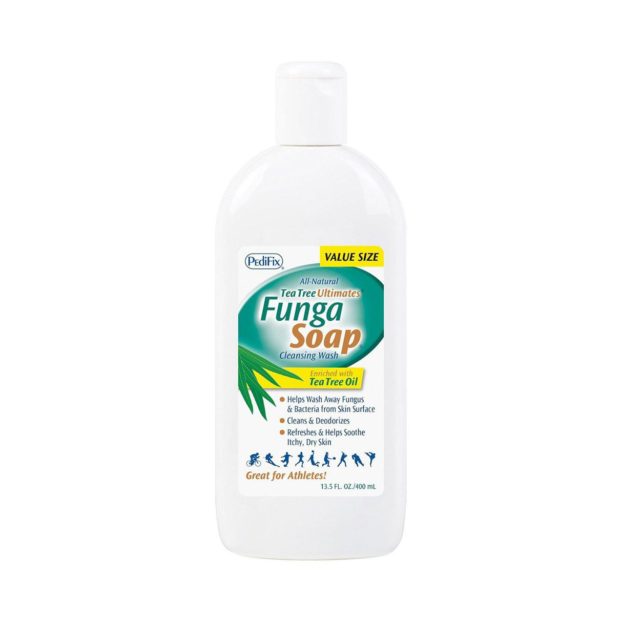 Soap Tea Tree Ultimates FungaSoap Liquid 13.5 oz. Bottle Scented