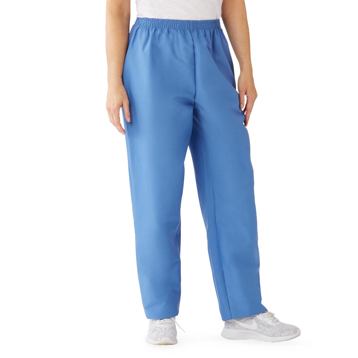 ComfortEase® Women's Elastic Waist Scrub Pants with 2 Pockets (Style 8850)