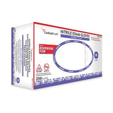 Exam Glove Flexal™ Touch Medium Nonsterile Nitrile Standard Cuff Length Textured Fingertips Blue Chemo Tested - Behope