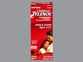 Children's Pain Relief Children's Tylenol® 160 mg / 5 mL Strength Acetaminophen Oral Suspension 4 oz. - BeHope
