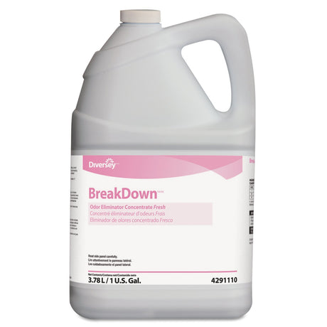 Deodorizer Diversey™ BreakDown™ Liquid Concentrate 1 gal. Jug Fresh Scent - BeHope