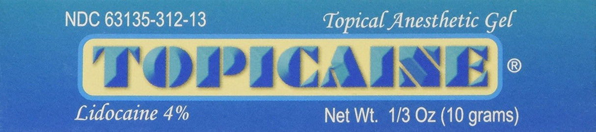 Topical Pain Relief Topicaine® 4% Strength Lidocaine Topical Gel 10 Gram - BeHope
