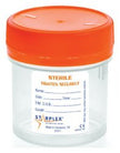 Urine Specimen Container LeakBuster™ 3 90 mL (3 oz.) Screw Cap Patient Information OR Sterile - BeHope