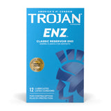 Condom Trojan-Enz® Lubricated 3 per Box - BeHope