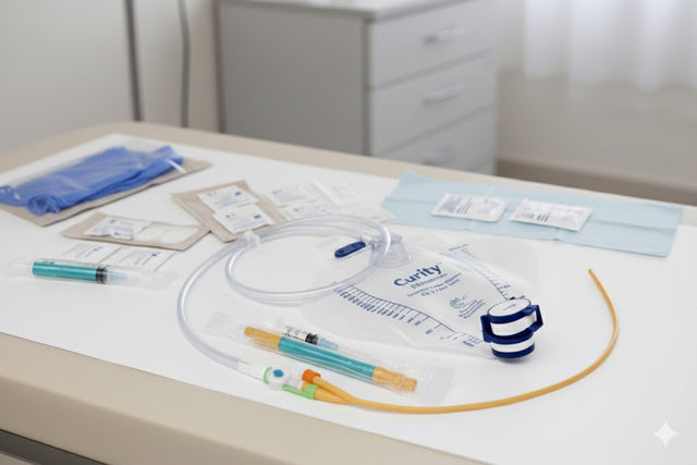 Indwelling Catheter Tray Curity™ Ultramer™ 2-way Foley Latex Hydrogel Coated - BeHope