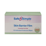 Skin Barrier Wipe Safe N Simple™ 43% / 20% Strength Isopropyl Alcohol / Butyl Ester of PVM/MA Copolymer Individual Packet NonSterile - BeHope