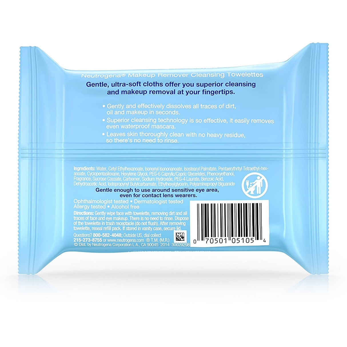 Makeup Remover Neutrogena® Wipe Soft Pack Scented - BeHope