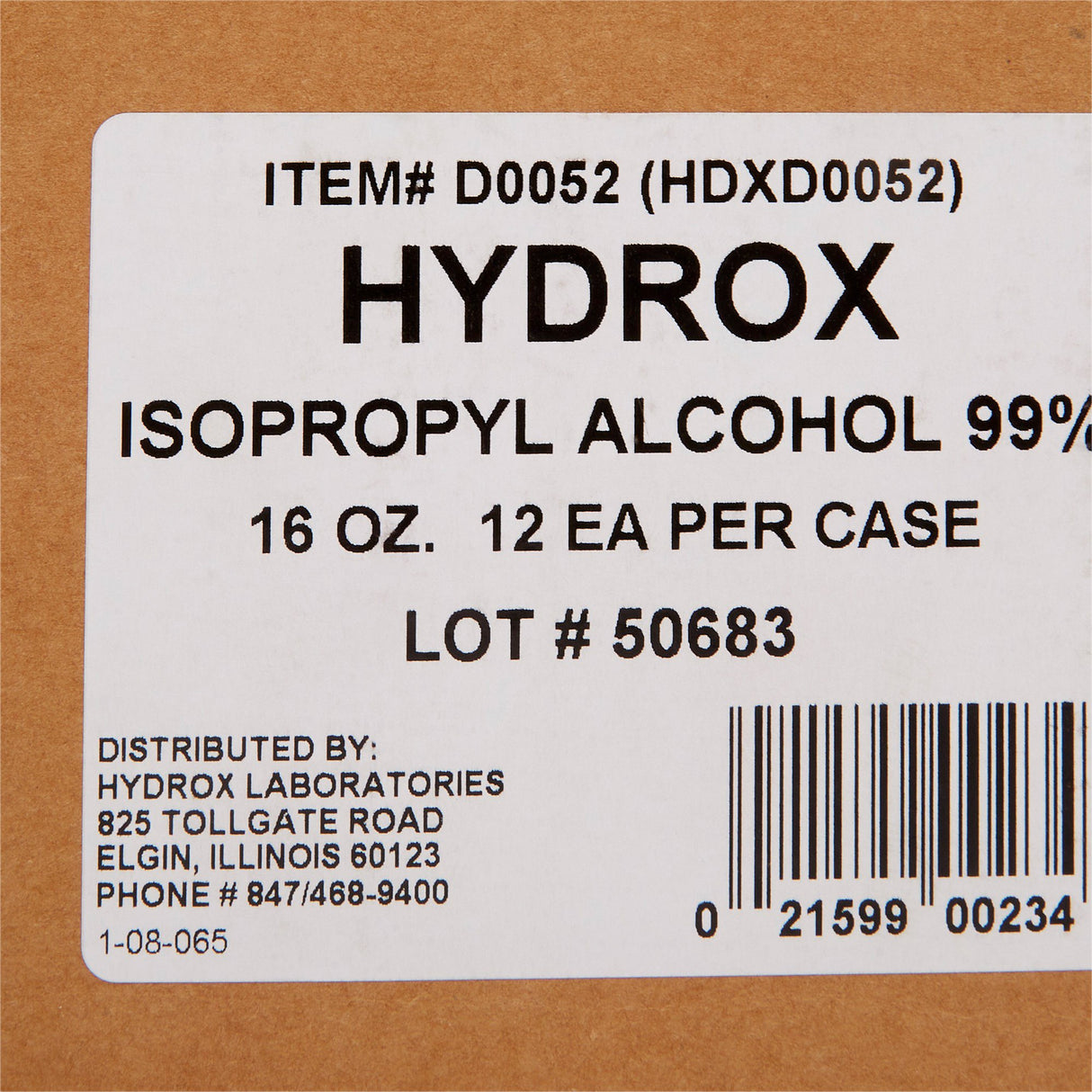 Antiseptic Isopropyl Alcohol McKesson Liquid 16 oz. Bottle - BeHope