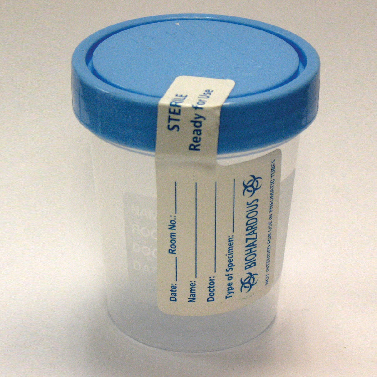 Specimen Container Patient ID Label Tamper-Evident Sterile Polypropylene - BeHope