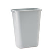 Trash Can Deskside 41 Quart / 10.25 gal. Gray LLDPE Rectangular - BeHope