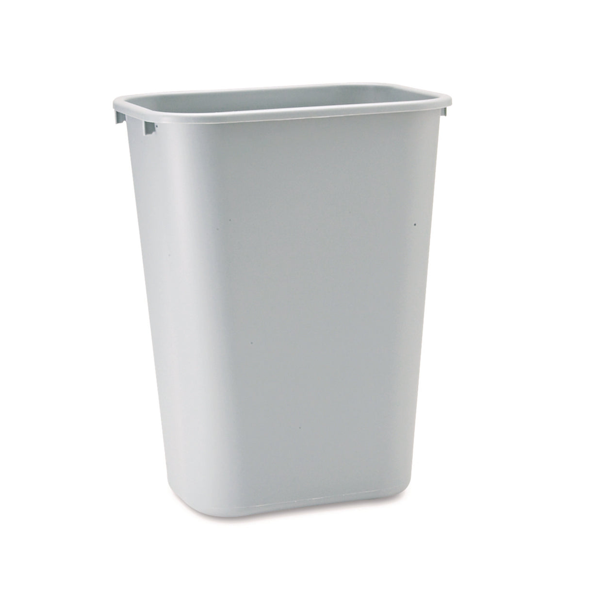 Trash Can Deskside 41 Quart / 10.25 gal. Gray LLDPE Rectangular - BeHope