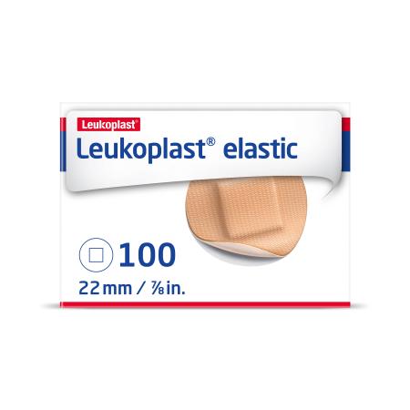 Adhesive Spot Bandage Leukoplastâ® Elastic Cross-elastic Material Tan 7/8 Inch Diameter Sterile - Behope