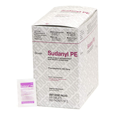 Sinus Relief Sudanyl Pe Nasal Congestion Allergy Medication - BeHope