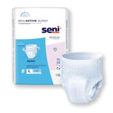 Unisex Adult Absorbent Underwear Seni® Active Super Pull On with Tear Away Seams Large Disposable Moderate Absorbency - BeHope