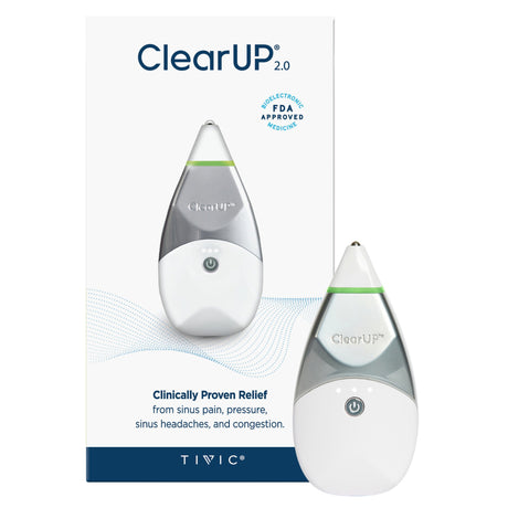 Bioelectronic Sinus Relief Device Tivic ClearUP® 2.0 - BeHope