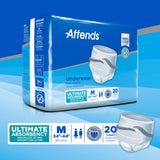Unisex Adult Absorbent Underwear Attends Advanced Pull On with Tear Away Seams Medium Disposable Heavy Absorbency