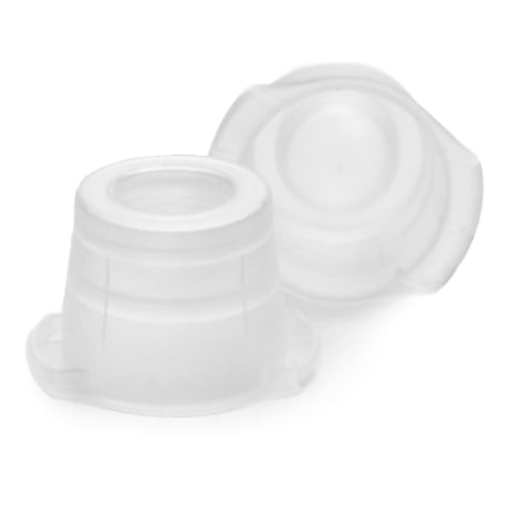 McKesson Tube Closure Polyethylene Snap Cap Natural 12 mm / 13 mm / 16 mm (Universal) Fits Most 12mm, 13mm and 16mm Evacuated Glass Blood Collection Tubes and Plastic Test Tubes NonSterile - BeHope