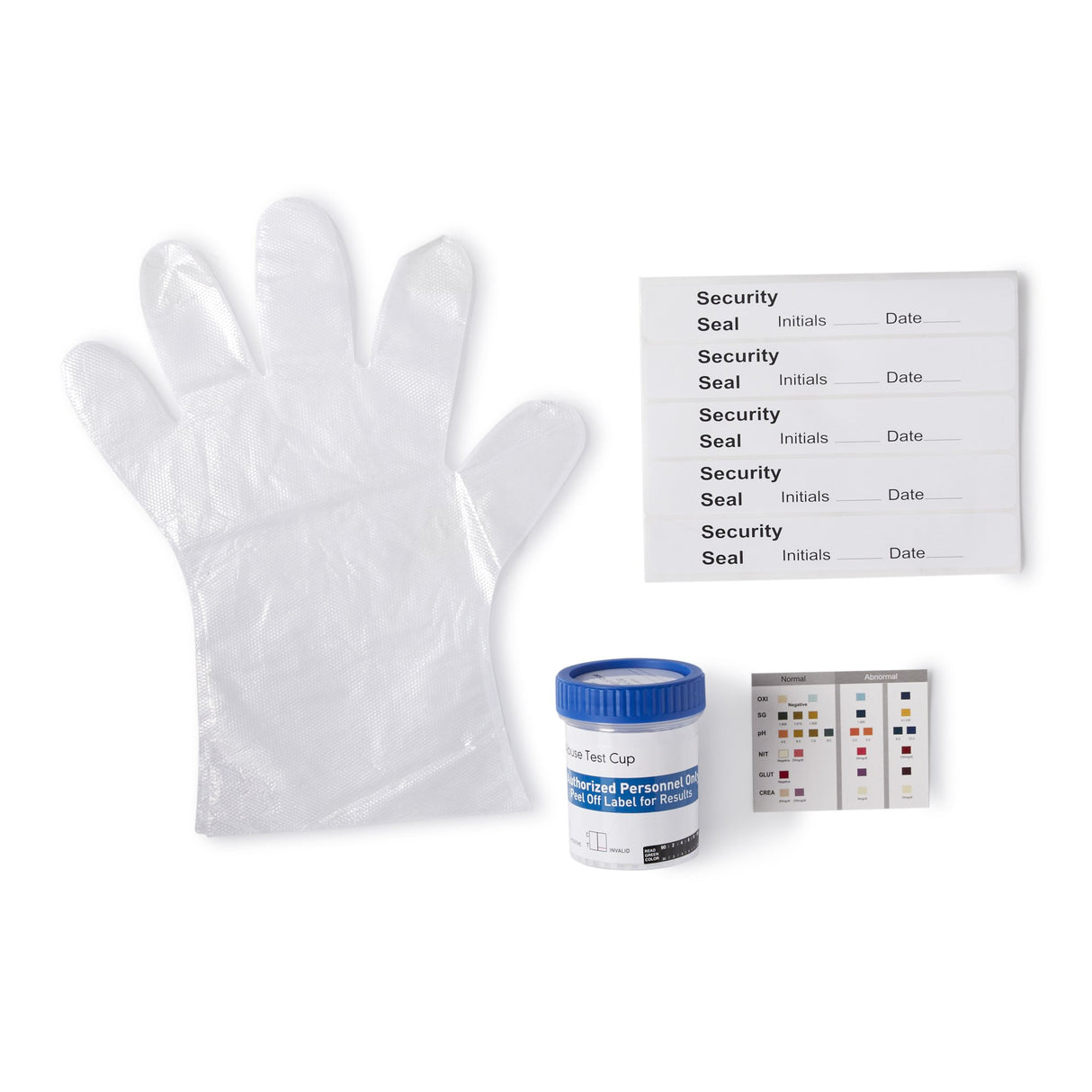 Drugs of Abuse Test Kit McKesson AMP, BAR, BZO, COC, mAMP/MET, MDMA, MOP300, MTD, OXY, PCP, TCA, THC (OX, pH, SG) 25 Tests CLIA Waived - BeHope