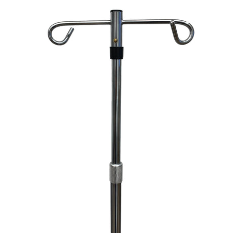 IV Stand Floor Stand 2 Hooks 4 Legs with Casters - BeHope