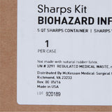 Sharps Container Cabinet / Wall Enclosure with Glove Box McKesson Prevent® Polypropylene Wall Mount Locking - BeHope