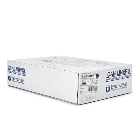 Trash Bag McKesson 45 gal. Gray LLDPE 1.1 mil 38 X 58 Inch Star Seal Bottom Coreless Roll