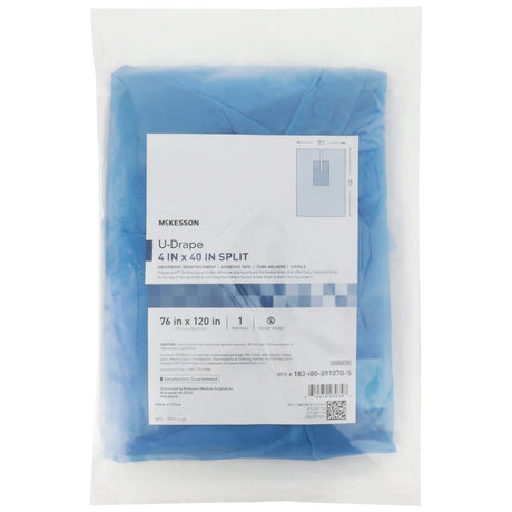 Orthopedic Drape McKesson U-Drape with Split 76 W X 120 L Inch Sterile - BeHope