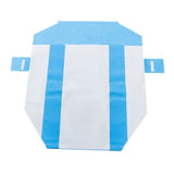 SMART-FOLD* H650 Sterilization Wrap White / Blue 40 X 47 Inch Dual Layer SMS Polypropylene Steam / EO Gas / Hydrogen Peroxide - BeHope