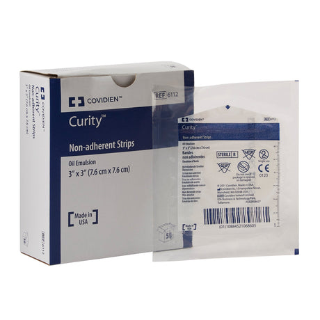 Oil Emulsion Impregnated Dressing Curity™ Square 3 X 3 Inch Sterile - BeHope