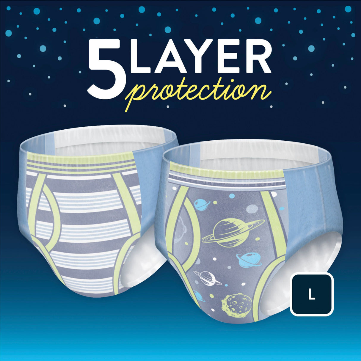 Male Youth Absorbent Underwear GoodNites Pull On with Tear Away Seams X-Large Disposable Heavy Absorbency