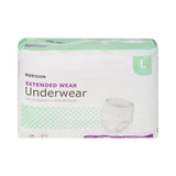 Unisex Adult Absorbent Underwear McKesson Pull On with Tear Away Seams Large Disposable Heavy Absorbency - BeHope