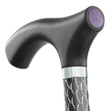 Folding Cane Switch Sticks® Aluminum 32 to 37 Inch Height Graphite - BeHope