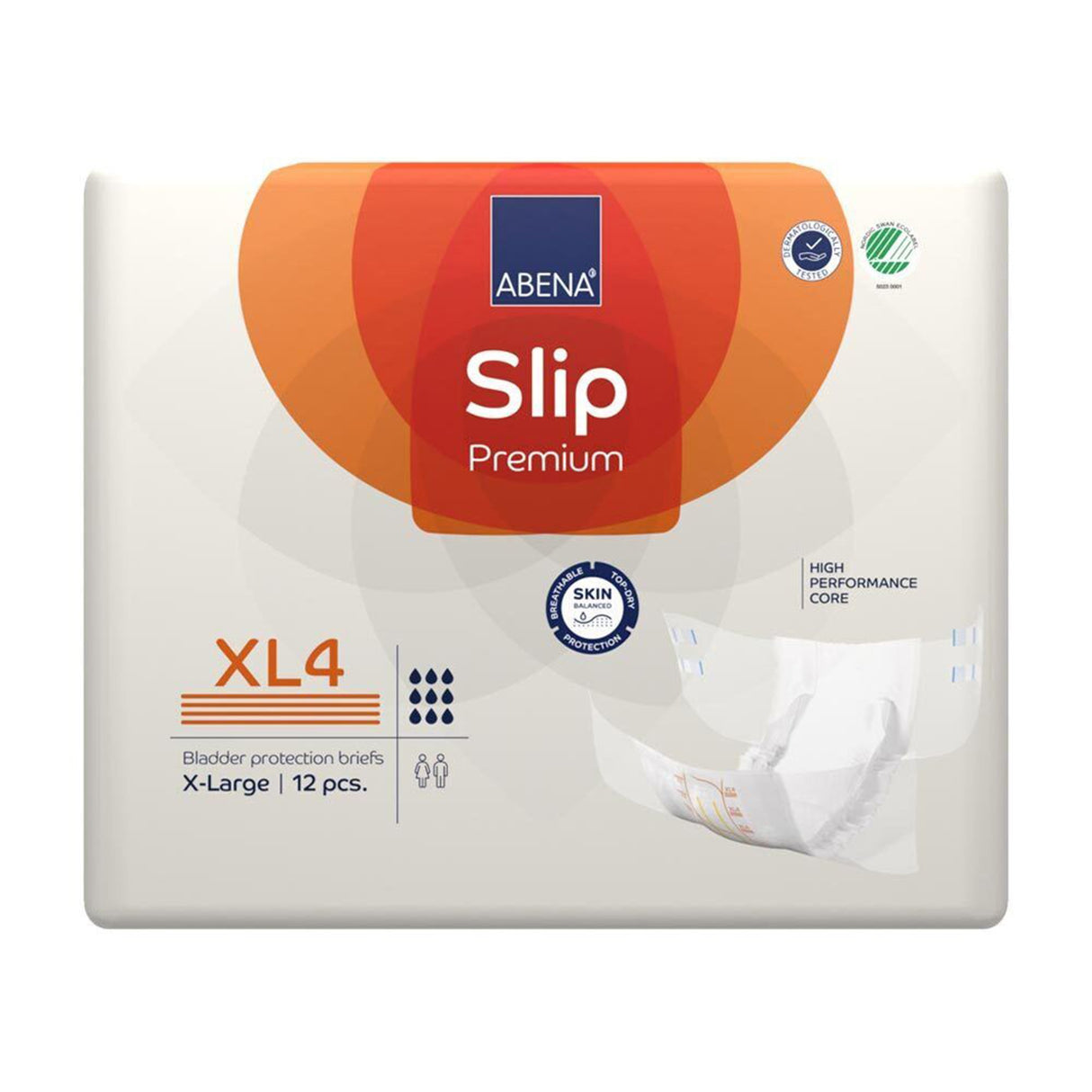 Unisex Adult Incontinence Brief Abena® Slip Premium XL4 X-Large Disposable Heavy Absorbency - BeHope