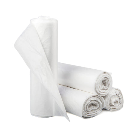Trash Bag McKesson 45 gal. Clear LLDPE 0.90 mil 40 X 46 Inch Star Seal Bottom Coreless Roll