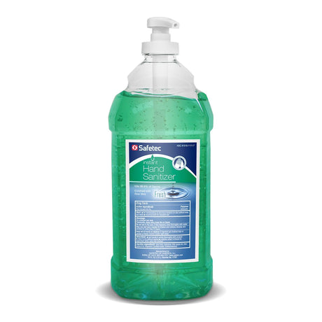 Hand Sanitizer with Aloe Safetec® 64 oz. Ethyl Alcohol Gel Pump Bottle - BeHope