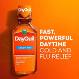 Cold and Cough Relief DayQuil® Cold & Flu 325 mg - 10 mg - 5 mg / 15 mL Strength Liquid 8 oz. - BeHope