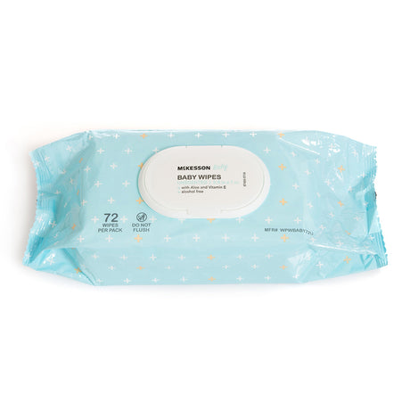 Baby Wipe McKesson Soft Pack Unscented 72 Count - BeHope