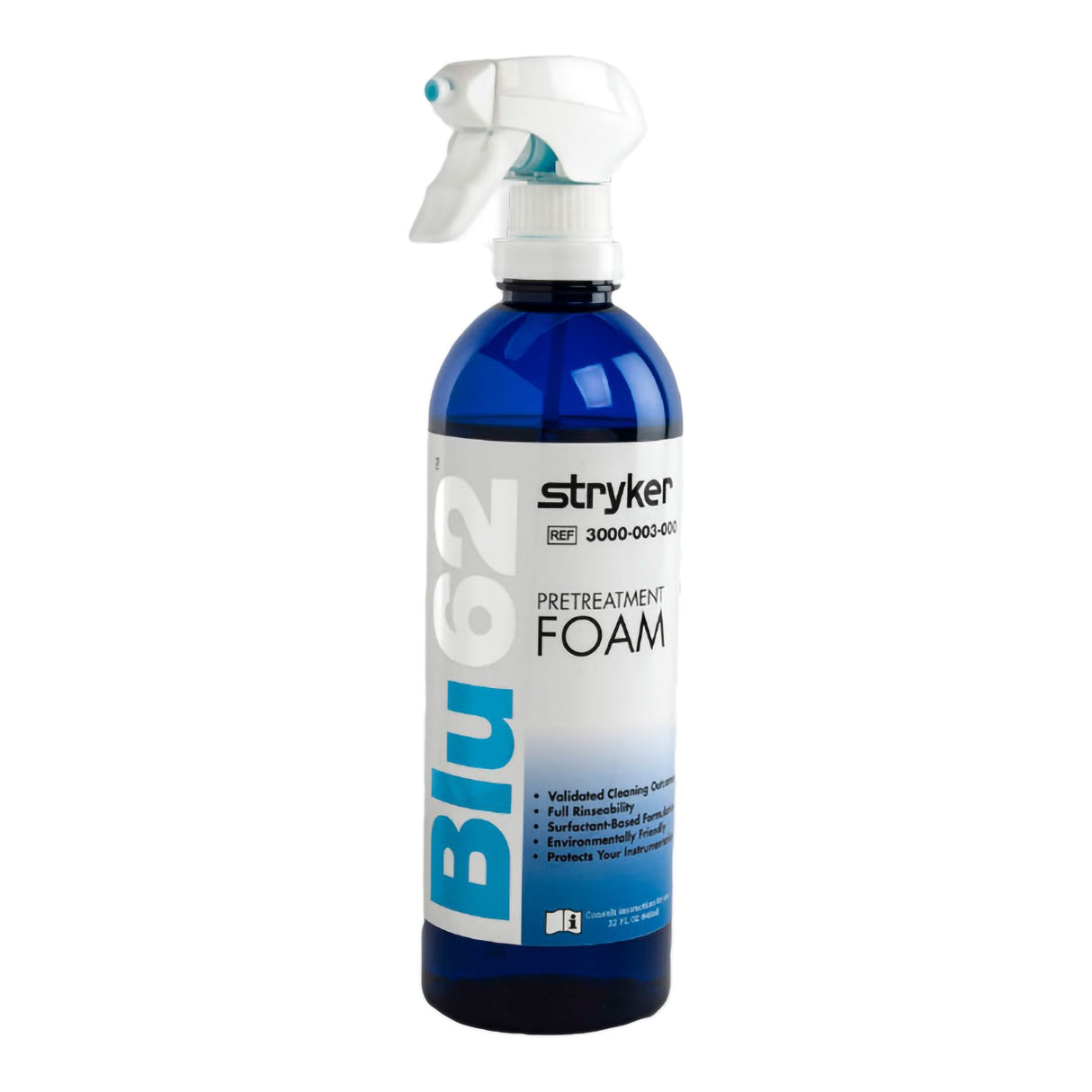 Instrument Detergent Blu62™ Foam RTU 32 oz. Bottle Light Lavender Scent - BeHope