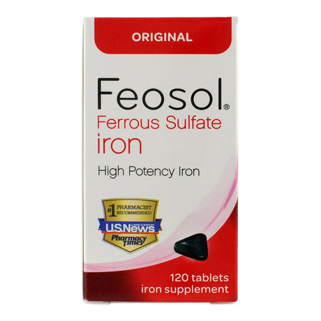 Mineral Supplement Feosol® Iron 65 mg Strength Tablet 120 per Bottle - BeHope