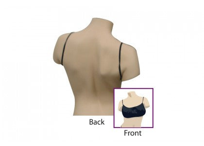 Disposable Exam Bra Dukal Large / X-large Black Shoulder Loop - Behope