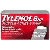 Pain Relief Tylenol® Muscle Aches & Pain 8 Hr 650 Mg Strength Acetaminophen Capsule - Behope