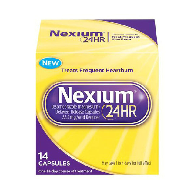 Antacid Nexium 24 Hr Delayed Release Frequent Heartburn Relief Capsules - BeHope