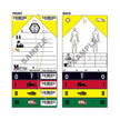 Triage Tag Mettag® For Emergency Sites Green / White / Yellow 4 X 8-1/4 Inch Blood / Water Proof - BeHope