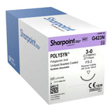 Absorbable Polyglycolic Acid Suture With Coated Precision Reverse Cutting Needle Polysyn™ - BeHope