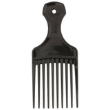 Mini Hair Pick McKesson 5.3 Inch Black Polypropylene - BeHope
