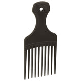 Mini Hair Pick McKesson 5.3 Inch Black Polypropylene - BeHope
