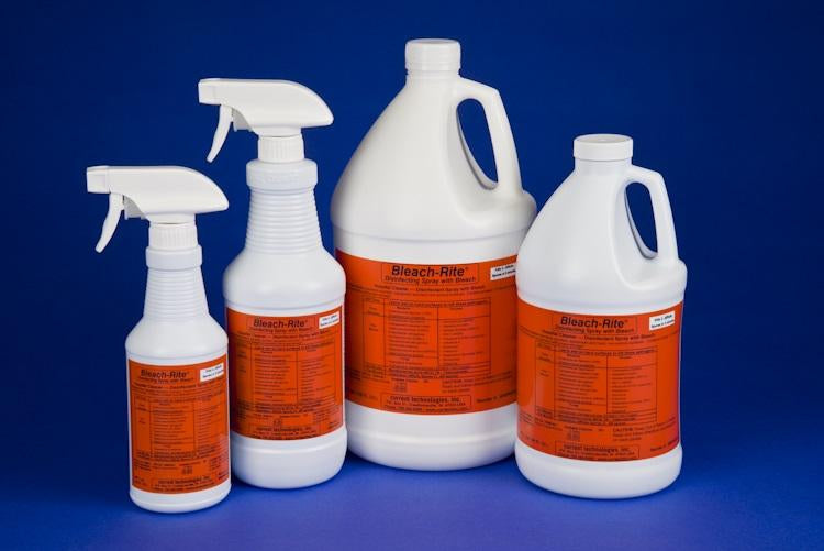 Surface Disinfectant Bleach-Rite® Trigger Spray Liquid 32 oz. Bottle Bleach Scent NonSterile - BeHope