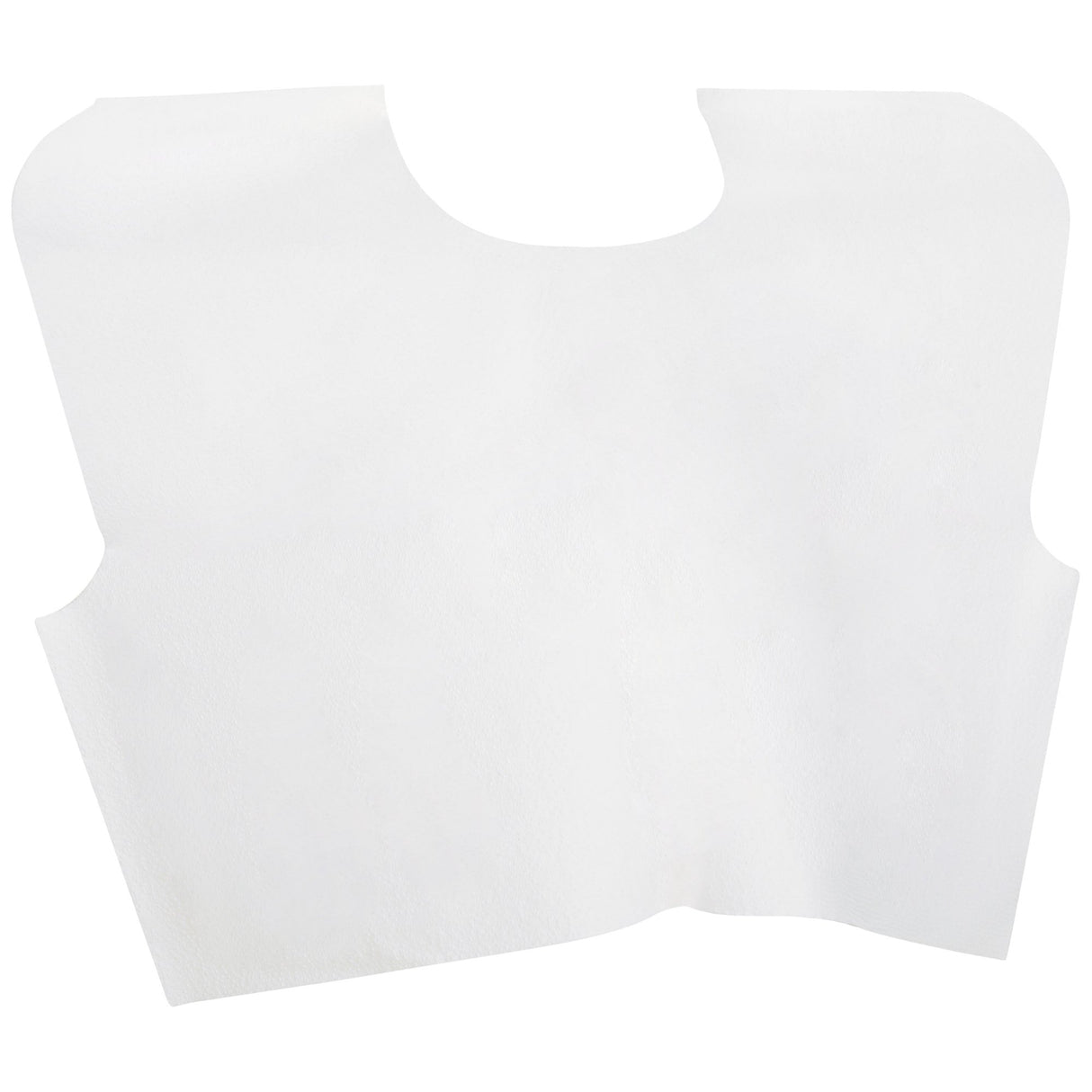 Exam Cape McKesson White One Size Fits Most Front / Back Opening Without Closure Unisex Disposable - BeHope