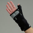 Wrist Brace with Thumb Spica DeRoyal® Foam / Metal Left or Right Hand Black One Size Fits Most - BeHope